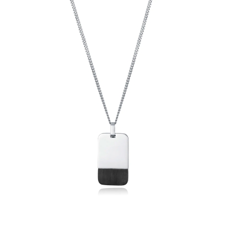 Collar Viceroy acero placa 75350C01000