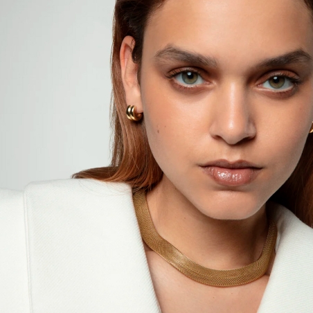 Collar Viceroy acero dorado 14204C01012