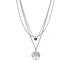 Collar Viceroy acero y árbol de la vida 15104C01000