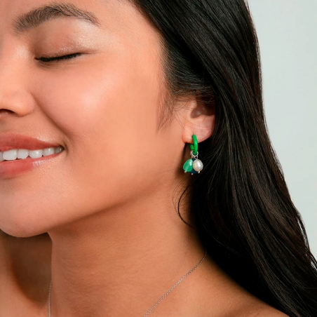 Pendientes Viceroy plata y piedras naturales 13245E000-99