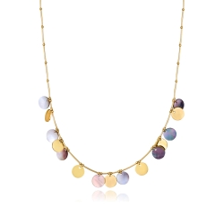 Collar Viceroy acero dorado 14182C01012