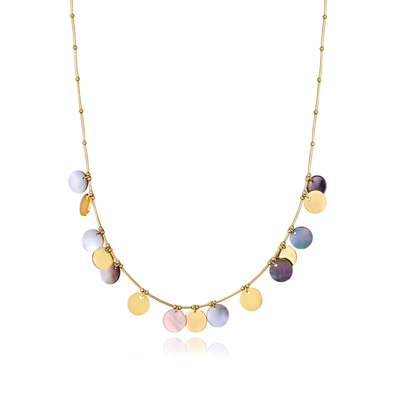 Collar Viceroy acero dorado 14182C01012