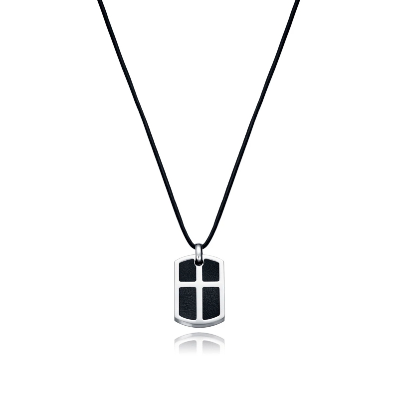 Collar Viceroy acero y cruz 75087C01010