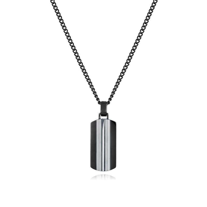 Collar Viceroy acero placa 14119C01010