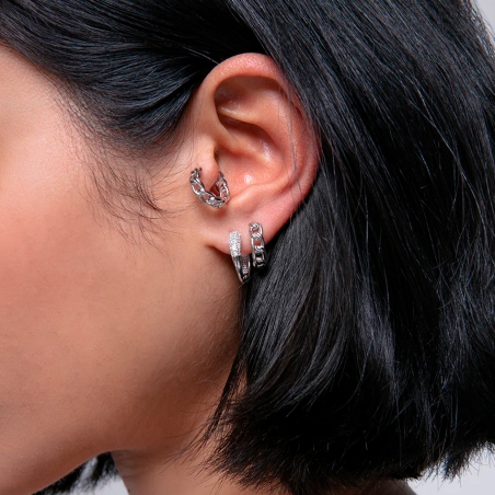 Pendientes Viceroy plata y circonitas 13201E000-30