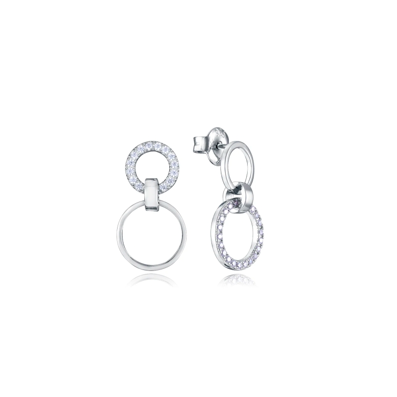 Pendientes Viceroy plata y circonitas 13214E000-30