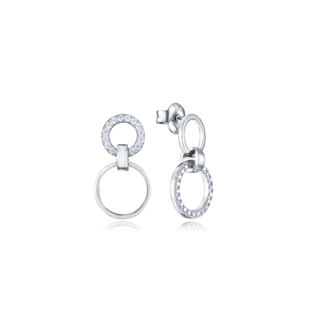 Pendientes Viceroy plata y circonitas 13214E000-30