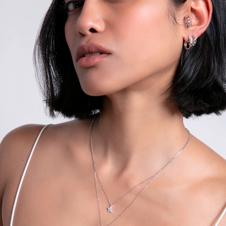 Pendientes Viceroy plata cadena 13202E000-00