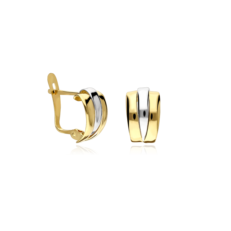 Pendientes Oro bicolor 18k "Bandit"