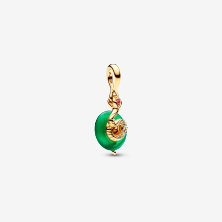 Charm Pandora Colgante Serpiente Verde 763617C01