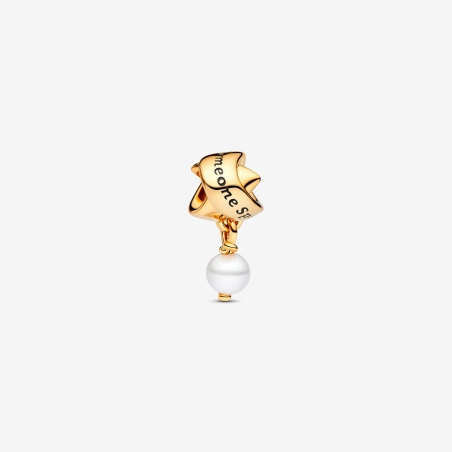 Charm Pandora Colgante Lazo Perla 763784C01