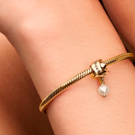 Charm Pandora Colgante Lazo Perla 763784C01