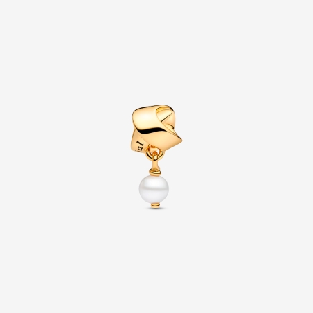 Charm Pandora Colgante Lazo Perla 763784C01