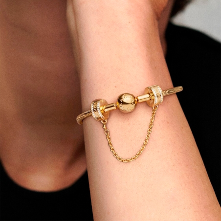 Charm Pandora Cadena de Seguridad Logotipo 768642C01-05