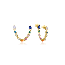 Pendientes Viceroy plata y circonitas 9132E100-39