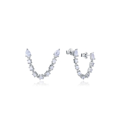Pendientes Viceroy plata y circonitas 9132E000-30