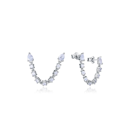 Pendientes Viceroy plata y circonitas 9132E000-30