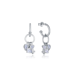Pendientes Viceroy plata y circonitas 9138E000-30