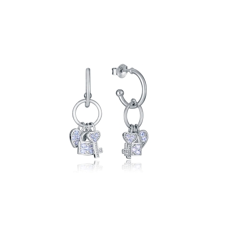 Pendientes Viceroy plata y circonitas 9138E000-30