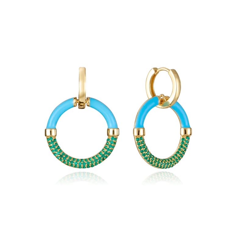 Pendientes Viceroy plata y circonitas 13199E100-99