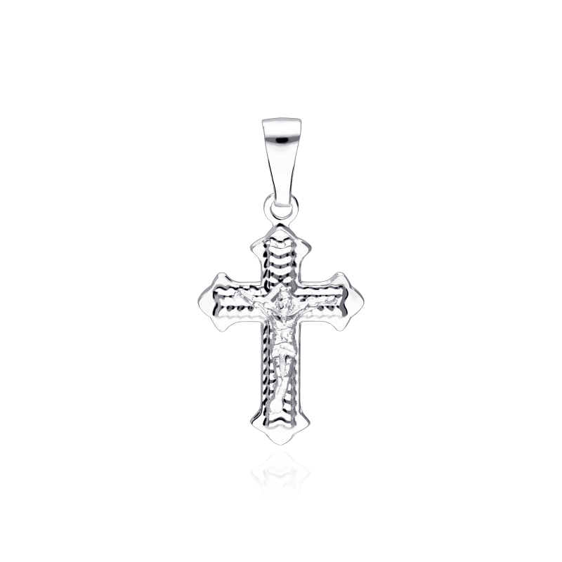 Colgante Cruz Plata primera ley "Ancher"