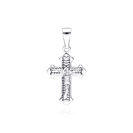 Colgante Cruz Plata primera ley "Ancher"