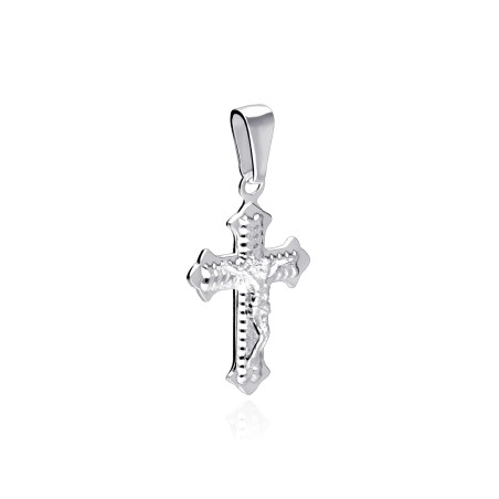 Colgante Cruz Plata primera ley "Ancher"