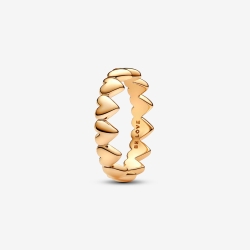 Anillo Pandora Shine Corazones 163427C00