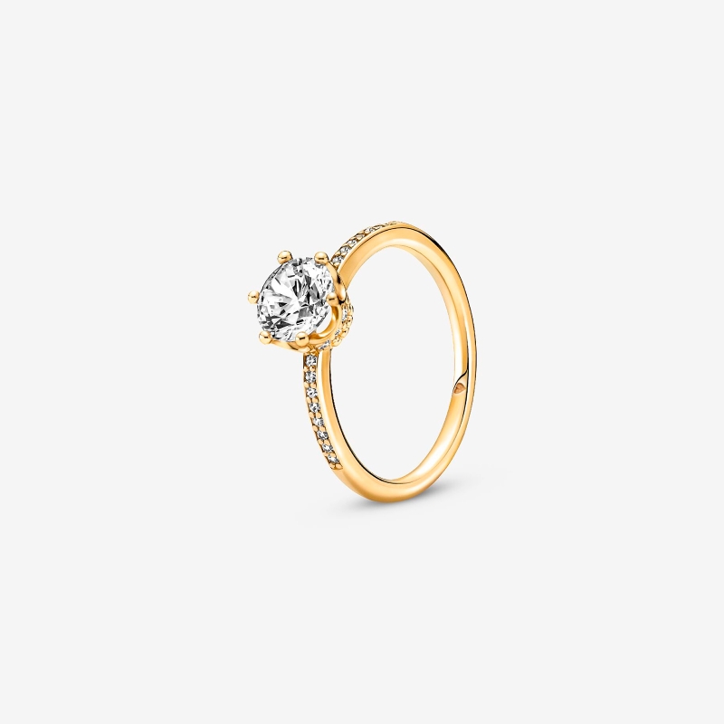 Anillo Pandora Solitario Circonita 168289C01