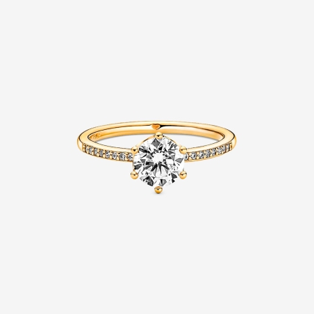 Anillo Pandora Solitario Circonita 168289C01