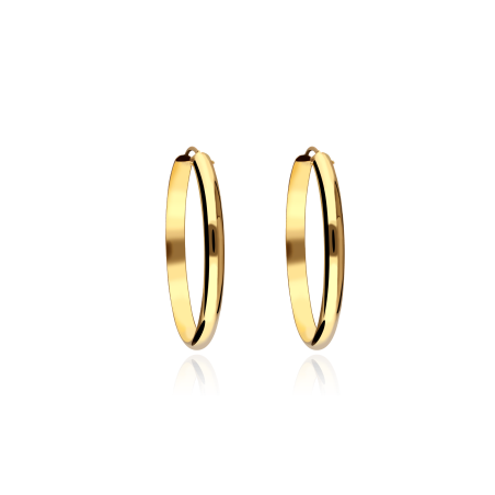 PENDIENTES ARO "RING" 30MM ORO 18K