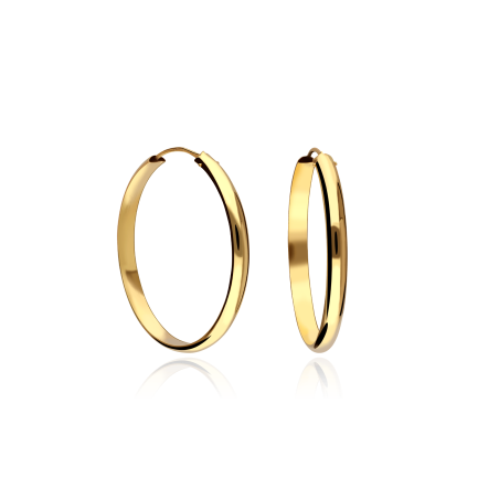PENDIENTES ARO "RING" 30MM ORO 18K