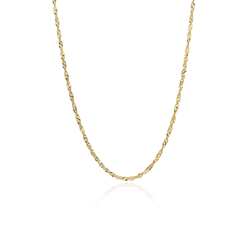 Cadena Oro 18k 40cm "Singapur"
