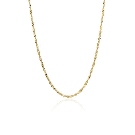 Cadena Oro 18k 40cm "Singapur"