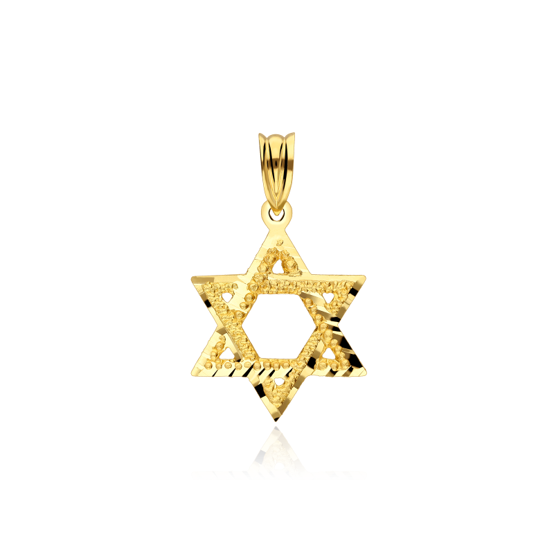 Colgante Estrella de David Oro 18k
