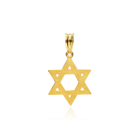 Colgante Estrella de David Oro 18k