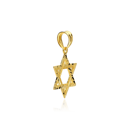 Colgante Estrella de David Oro 18k