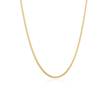 Cadena Oro 18k eslabón Barbado 40cm "Wolfen"