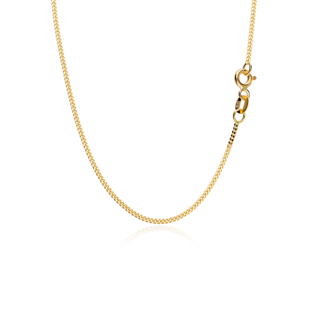 Cadena Oro 18k eslabón Barbado 40cm "Wolfen"