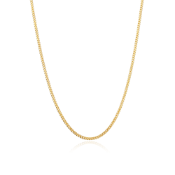 Cadena Oro 18k eslabón Barbado 50 cm "Wolfen"