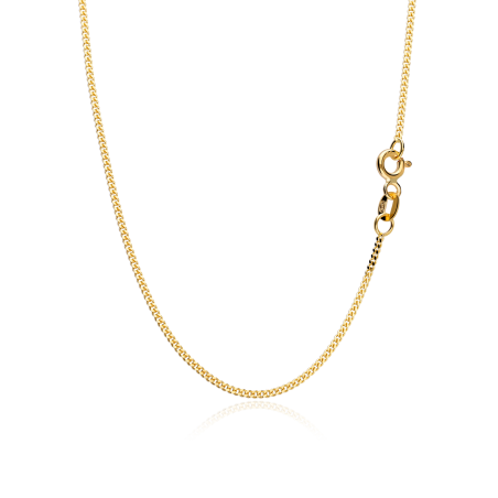 Cadena Oro 18k eslabón Barbado 50 cm "Wolfen"