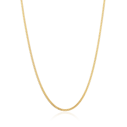 Cadena Oro 18k eslab  n Barbado 60 cm  Wolfen 