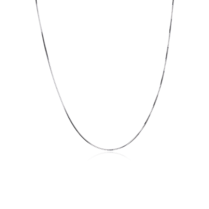 Cadena Oro Blanco 18k Veneciana 40cm "Fuyuki"