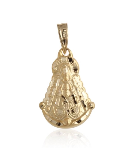 Medalla Oro 18k Virgen del Rocio Pequeña