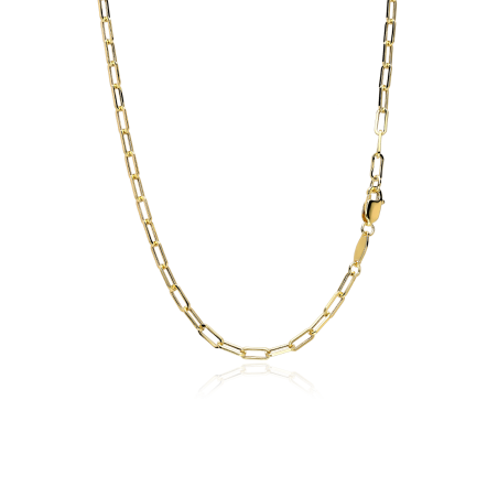 Cadena Oro 18k eslabón alargado 40cm "Sakai"