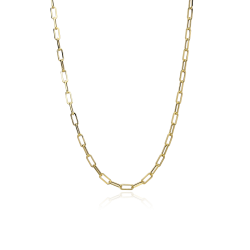 Cadena Oro 18k eslabón alargado 45cm "Sakai"