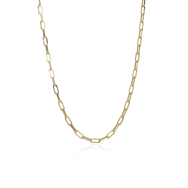 Cadena Oro 18k eslabón alargado 45cm "Sakai"