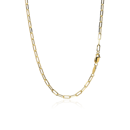 Cadena Oro 18k eslabón alargado 45cm "Sakai"