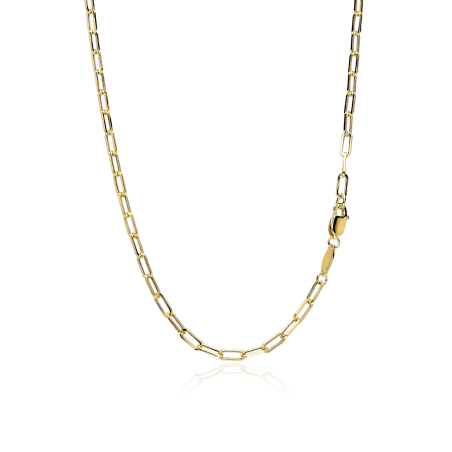 Cadena Oro 18k eslabón alargado 50cm "Sakai"