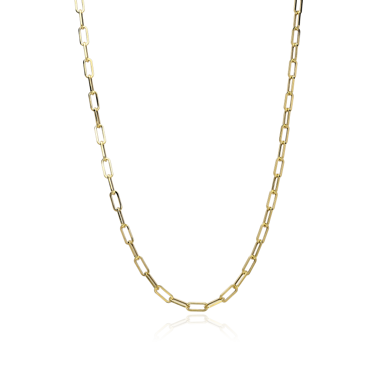 Cadena Oro 18k eslabón alargado 50cm "Sakai"